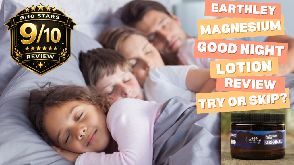 earthley magnesium good night lotion review